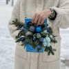 Новогодняя композиция Северное сияние