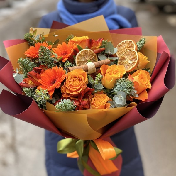 Букет ароматный с цитрусом