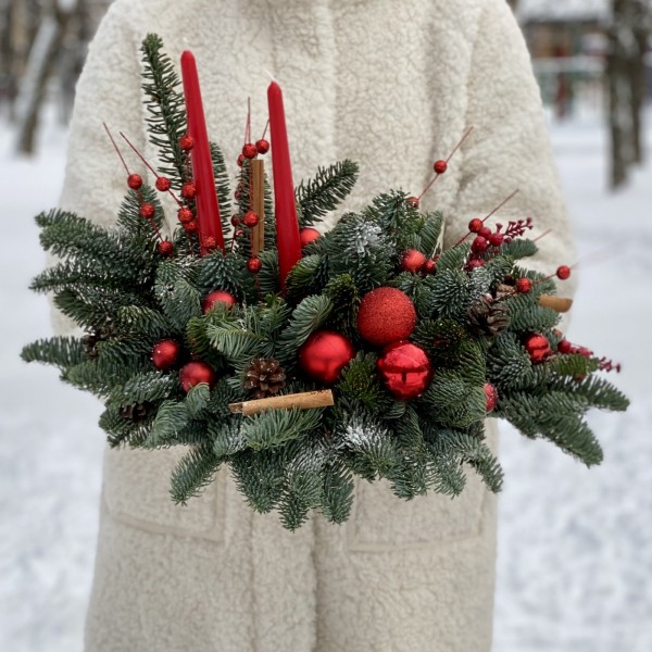 Настольная новогодняя композиция