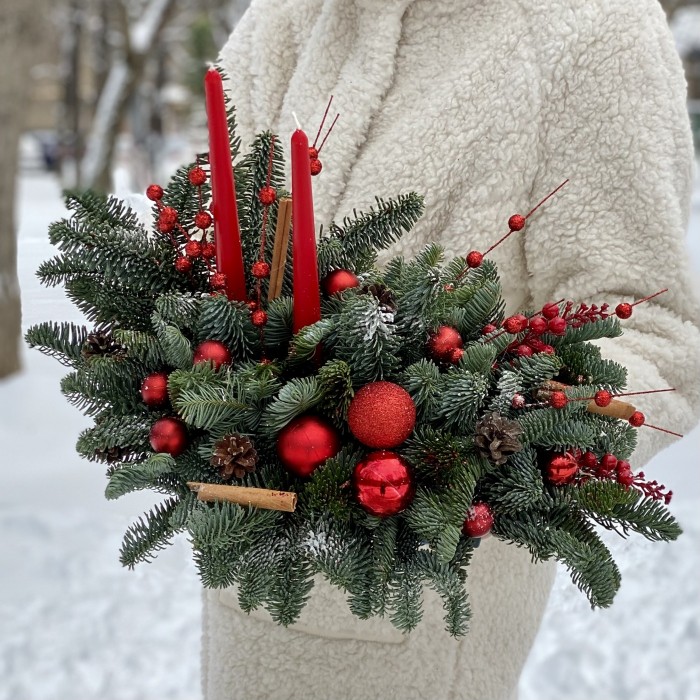 Настольная новогодняя композиция