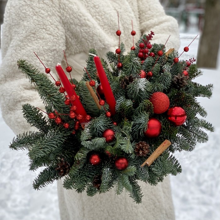 Настольная новогодняя композиция