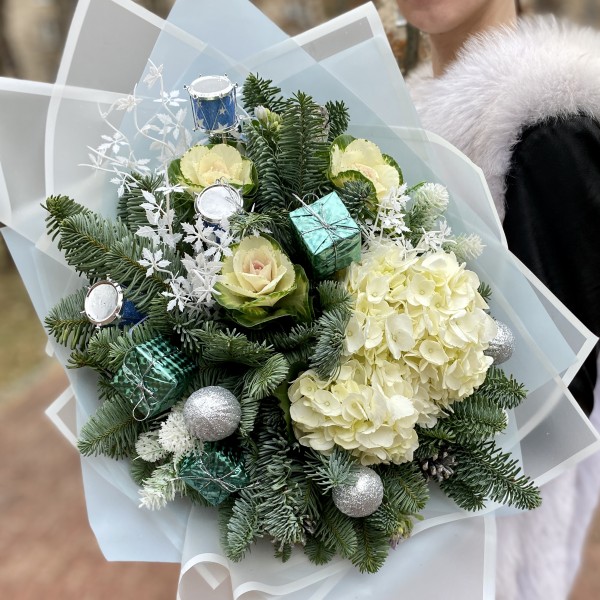 Новогодний букет Рождественский мороз