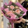 Новогодний букет Розовое конфетти 