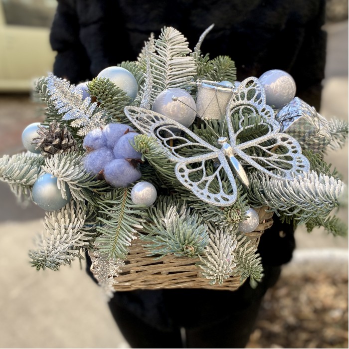 Новогодняя композиция Бабочка