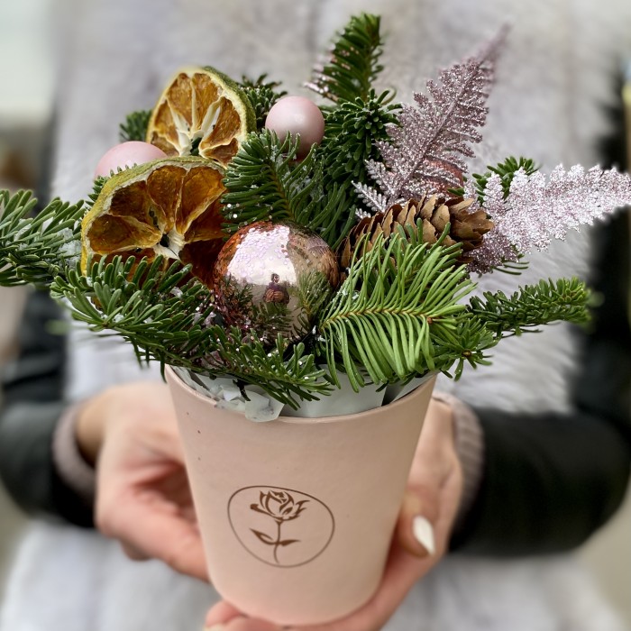 Новогодняя корпоративная композиция Фейерверк