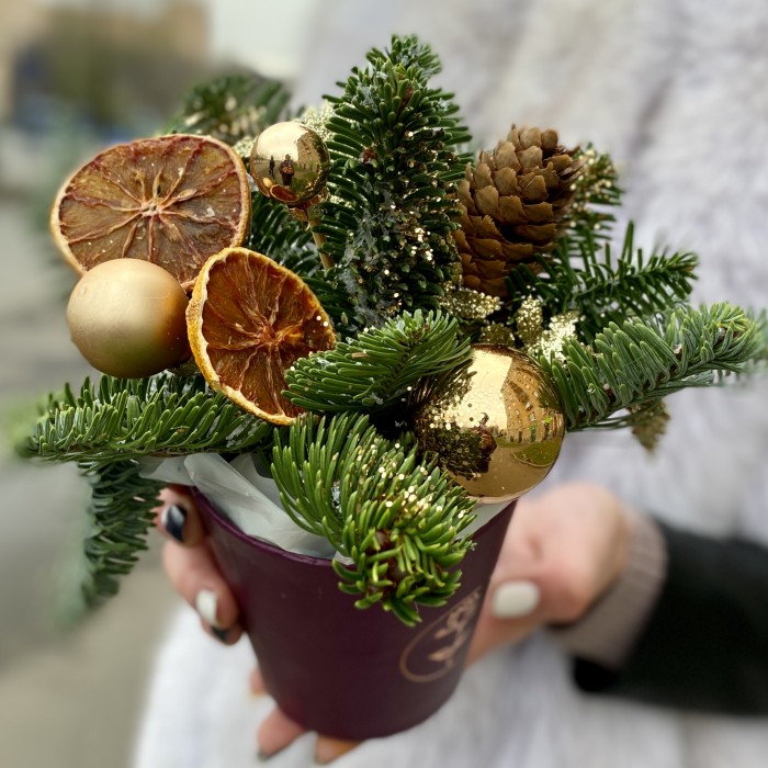 Новогодняя корпоративная композиция Фейерверк