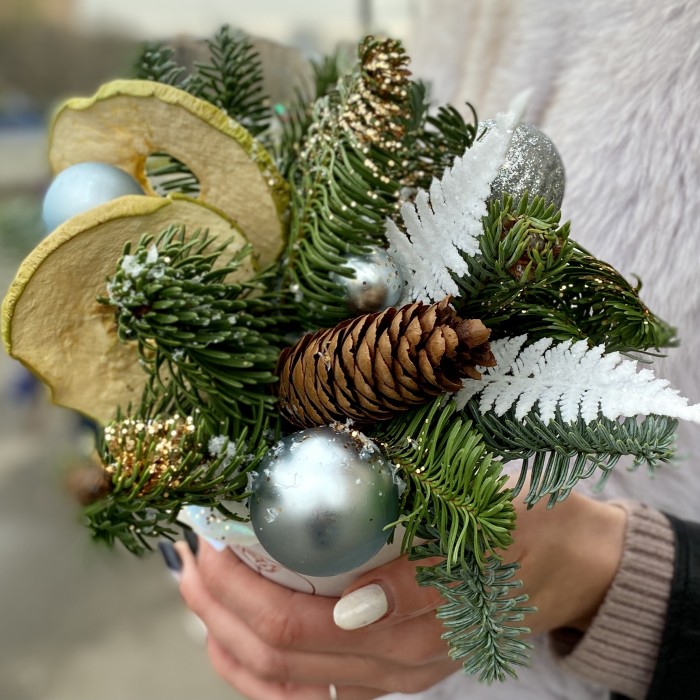 Новогодняя корпоративная композиция Фейерверк