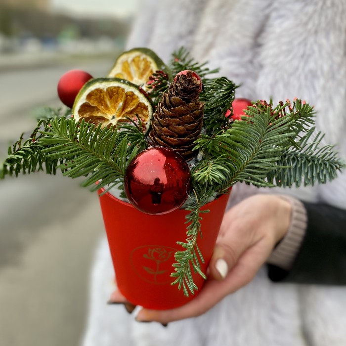 Новогодняя корпоративная композиция Фейерверк