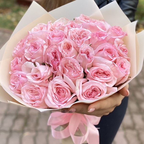 Букет ароматных роз Pink Ohara