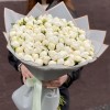 101 пион Белый лебедь
