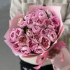 25 светло-розовых мини пионов