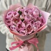 25 светло-розовых мини пионов