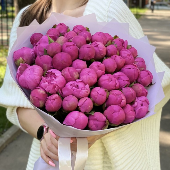 51 малиновый пион