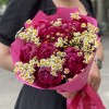 7 пионов Канзас с ромашками
