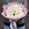 Букет из 25 белых пионов