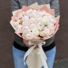 Букет из 25 кремовых пионов Фестива