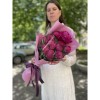 Букет из 11 фиолетовых пионов
