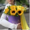 11 подсолнухов в коробке
