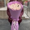 15 высоких розовых роз Помароса