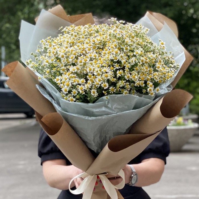 Букет из 25 ромашек