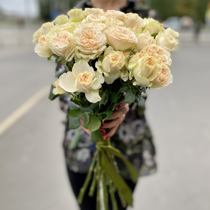 Кустовая пионовидная роза Саммер