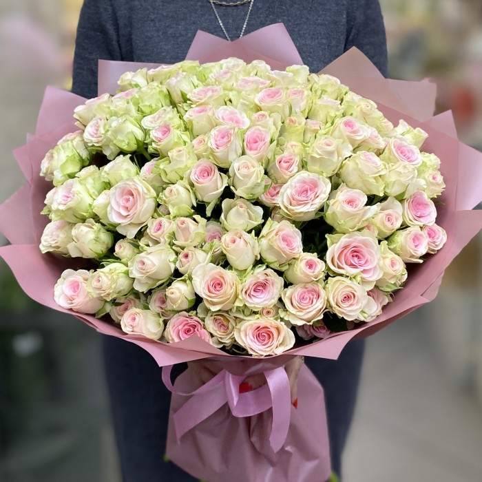 25 кустовых роз Гуд Муд