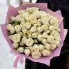 25 кустовых роз сорта Сноу Бабл 40см