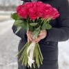 Малиновая роза Муви Стар 40 см