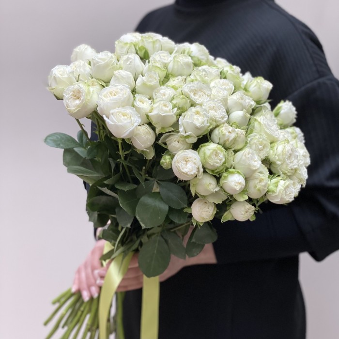 Кустовая пионовидная роза Мисс Бомбастик 40 см