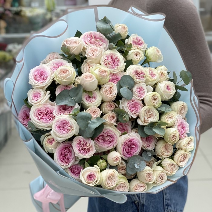 Дуэт пионовидных кустовых Джелато