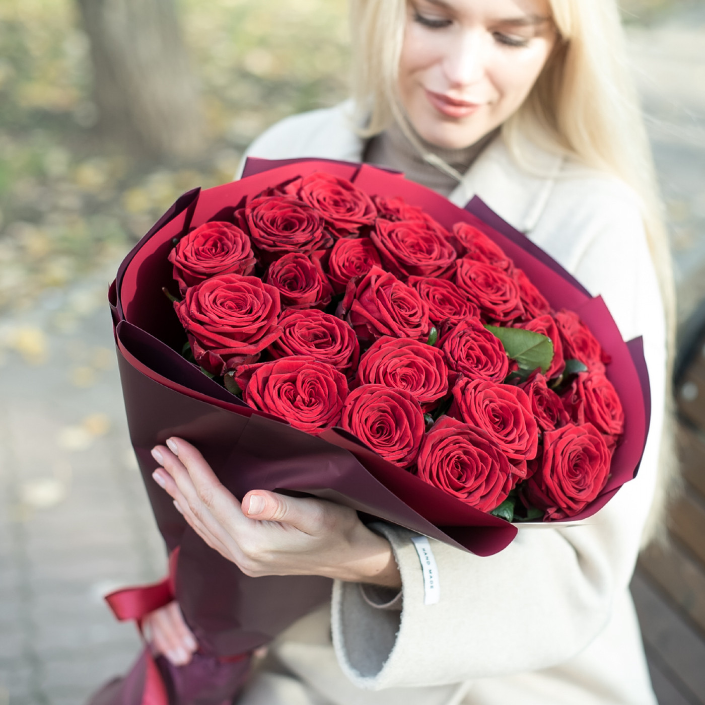 25 роз купить чехов цветы с доставкой