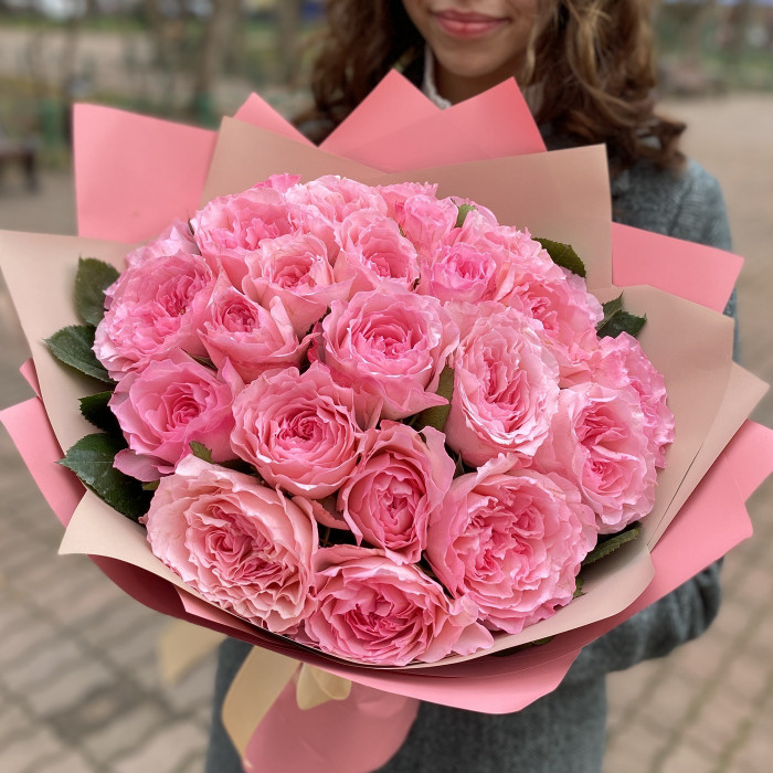 Букет из пионовидных роз Mayra’s Pink