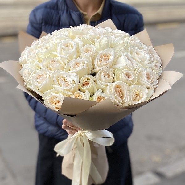 51 ароматная роза White Ohara