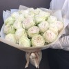 Букет из пионовидных роз White Ohara