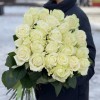 Роза белая 80 см