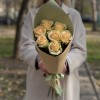 7 персиковых роз Аваланш