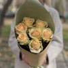7 персиковых роз Аваланш