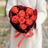 9 оранжевых роз Wow