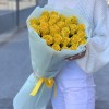 25 желтых роз Хай Еллоу 60 см