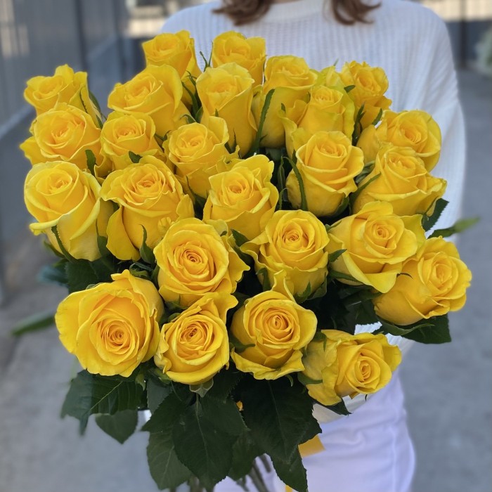 Роза Хай Еллоу (High & Yellow) 60 см