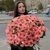 101 пионовидная роза Мандарин экспрешен (Mandarin X-pression)