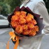 15 оранжевых роз Конфиденшл 40 см