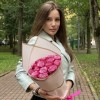 15 роз Дип Перпл 50 см