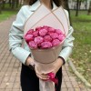 15 роз Дип Перпл 50 см
