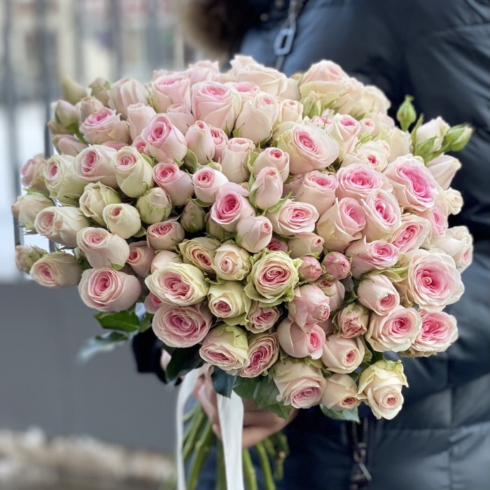 Кустовая пионовидная роза Гуд Муд