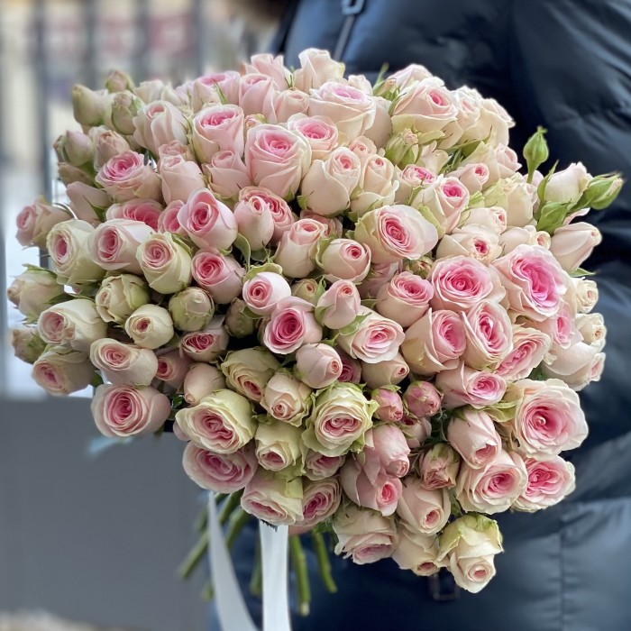 Кустовая пионовидная роза Гуд Муд