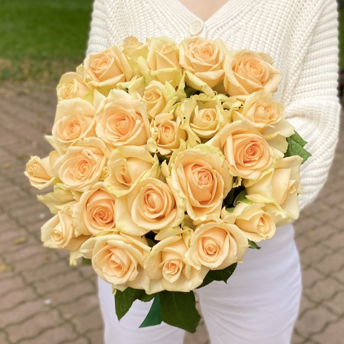 Роза Пич Аваланш 40 см