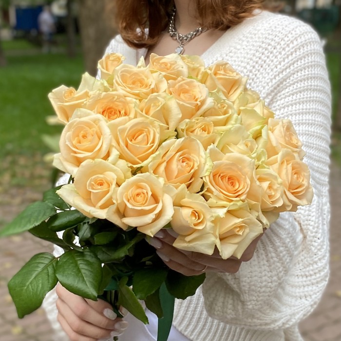 Роза Пич Аваланш 40 см