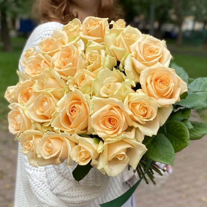 Роза Пич Аваланш 40 см