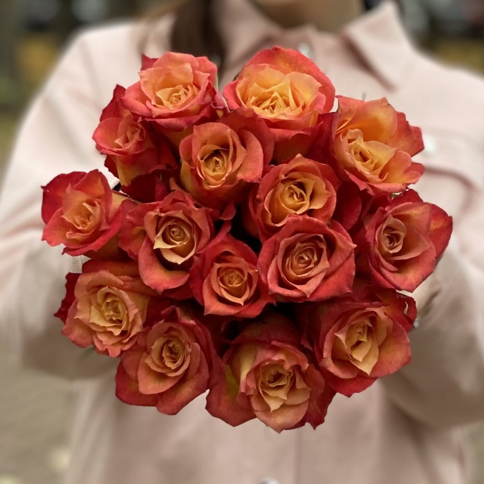 Розы Лампион в коробке